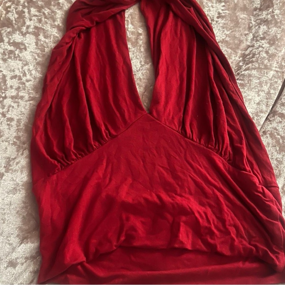 Red Halter Top
